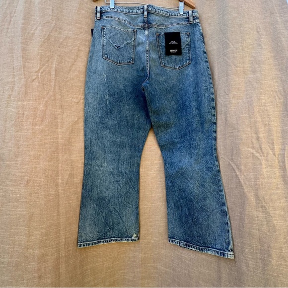 Hudson Jeans Women’s Light Blue Bootcut Denim Distressed High Rise  NWT Sz 33 - Picture 13 of 14